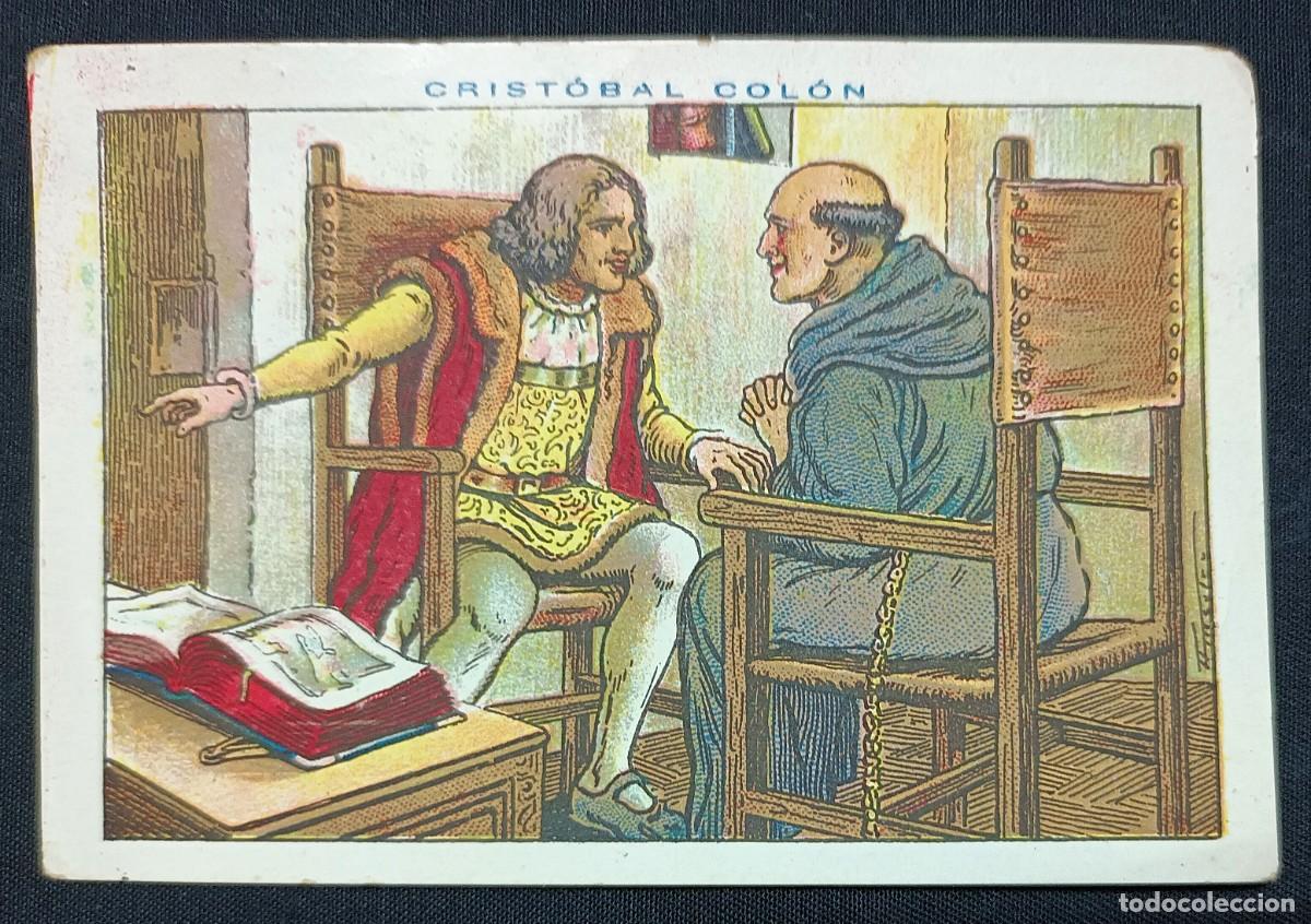 Coleccionismo cromos antiguos: CROMO CRIST&Oacute;BAL COL&Oacute;N N&ordm; 61.CHOCOLATES JUNCOSA - Foto 1