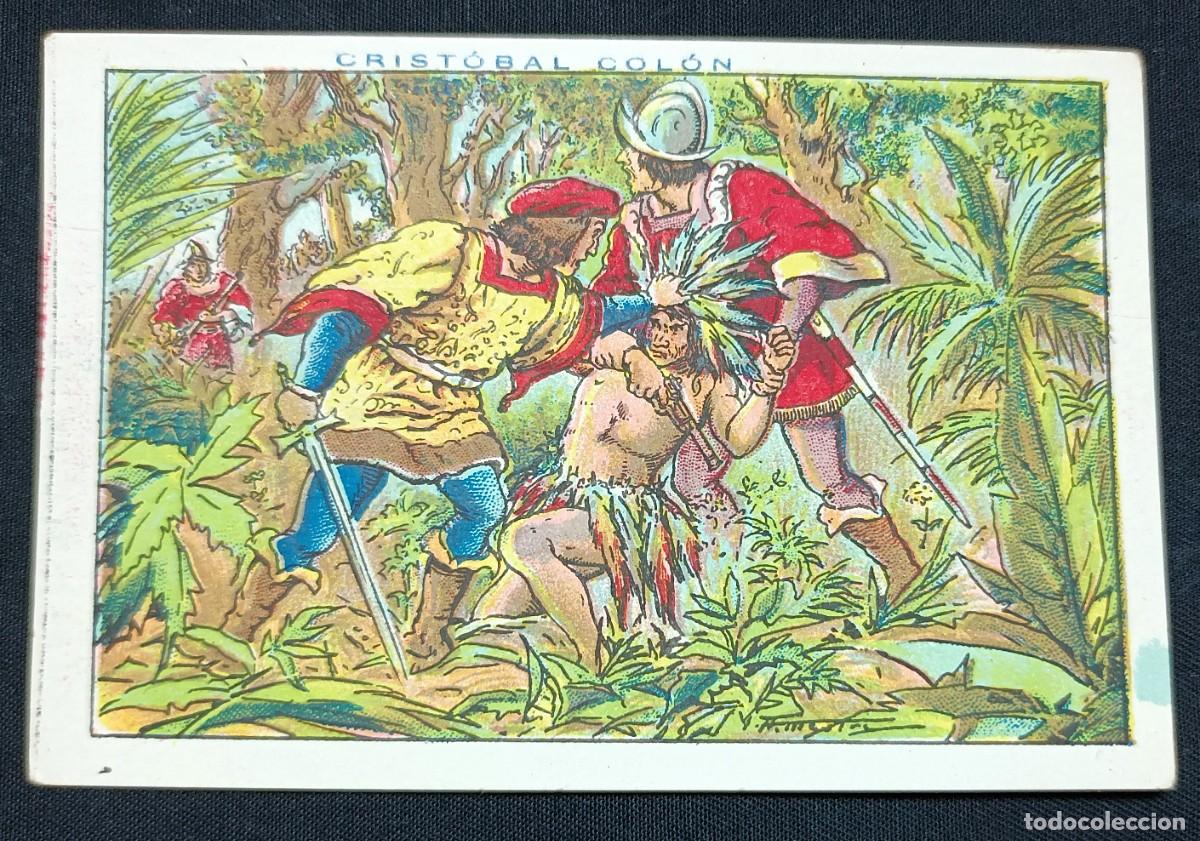 Coleccionismo cromos antiguos: CROMO CRIST&Oacute;BAL COL&Oacute;N N&ordm; 65.CHOCOLATES JUNCOSA - Foto 1