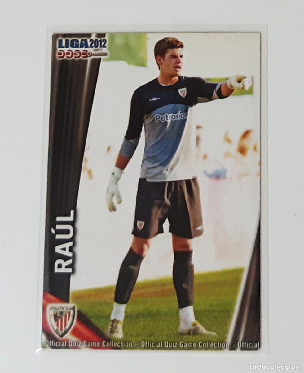 Coleccionismo Cromos antiguos: Mundicromo 11 12 raul atletic Bilbao
