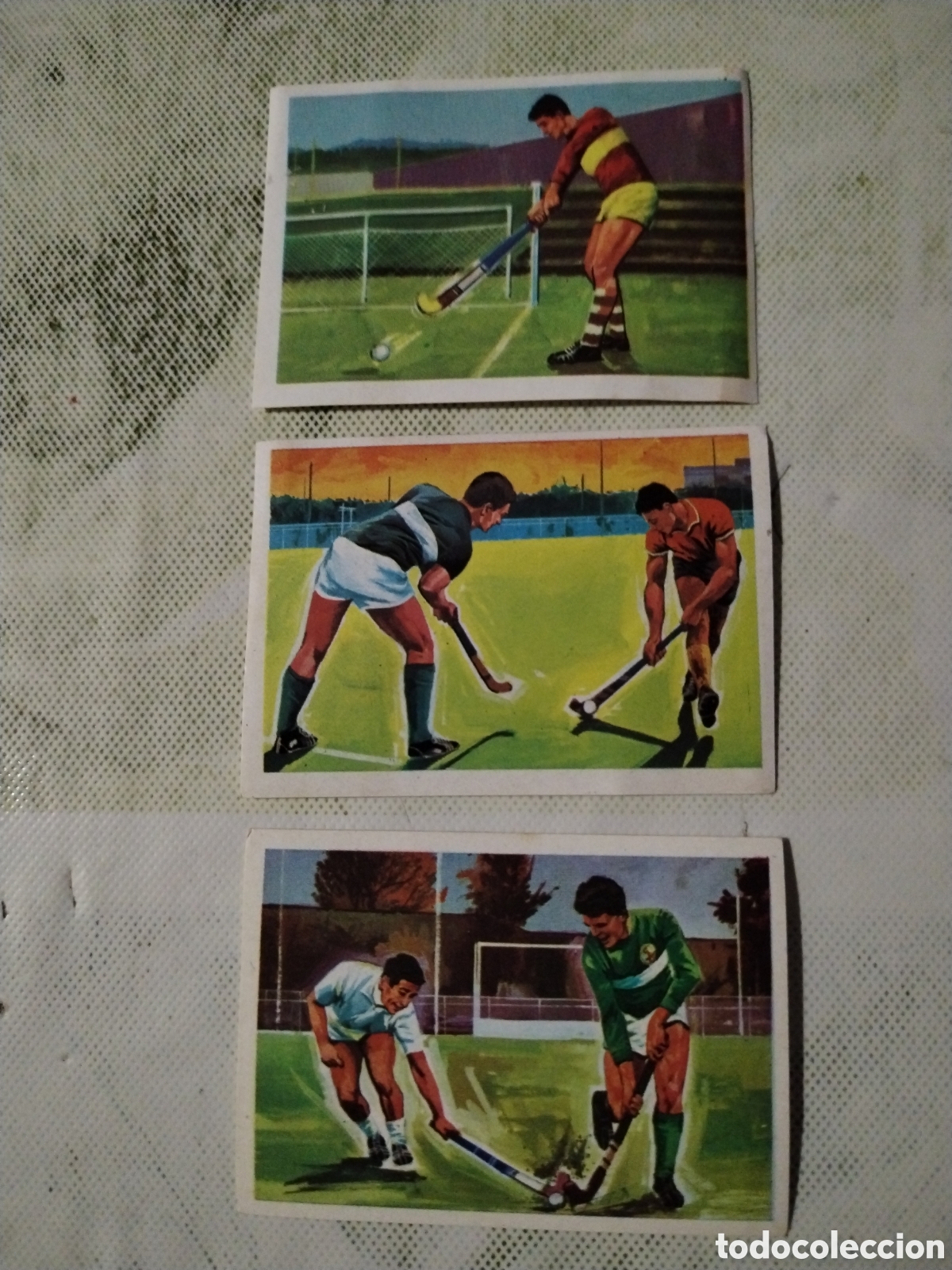 Coleccionismo Cromos antiguos: Cromos chocosport Nestl&eacute; el deporte visto por sus ases Hockey hierba
