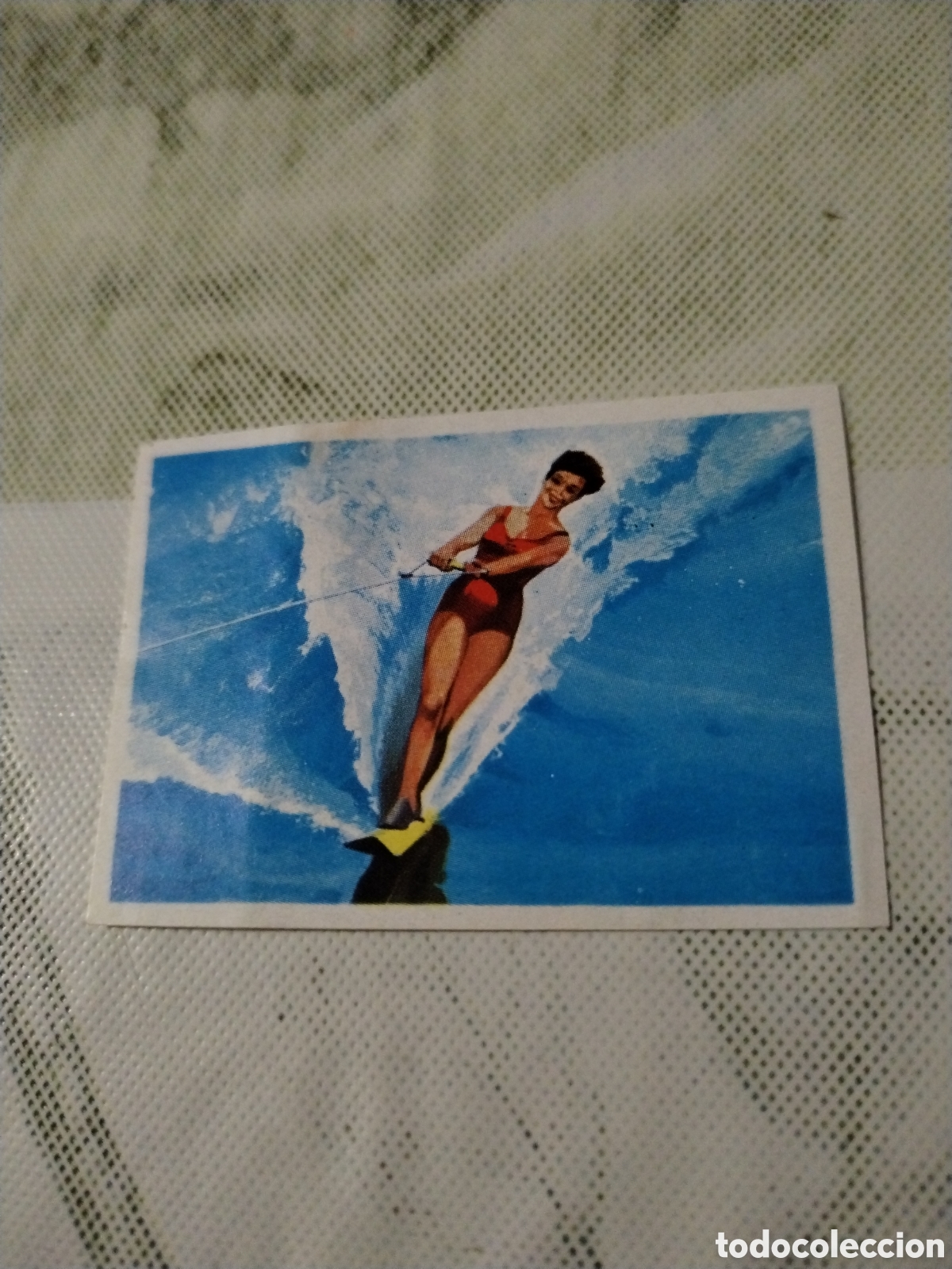 Coleccionismo Cromos antiguos: Cromo chocosport Nestl&eacute; el deporte visto por sus ases Esqu&iacute; acu&aacute;tico n&deg;21