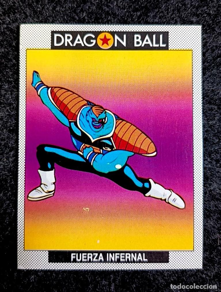 Coleccionismo Cromos antiguos: Tarjet - Card, Cromo N&ordm; 87 Fuerza infernal, Colecci&oacute;n 90 personajes Dragon Ball y Dragon Ball Z 1989