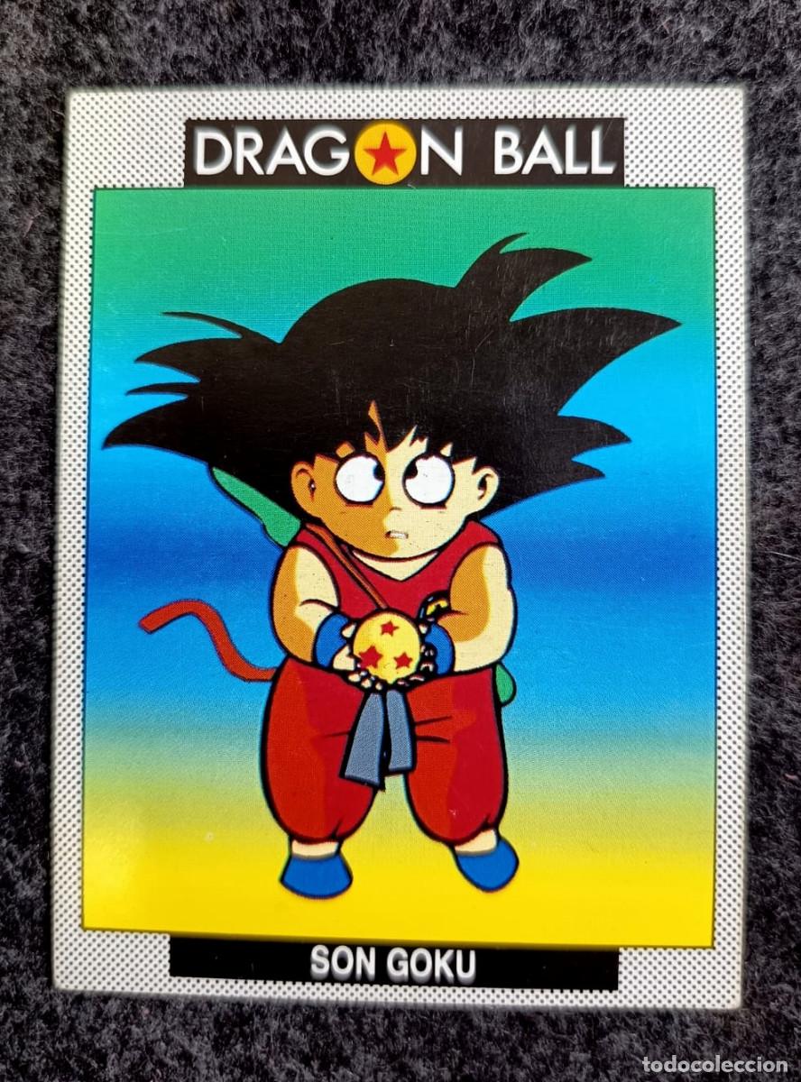 Coleccionismo Cromos antiguos: Tarjet - Card, Cromo N&ordm; 6 Son Goku, Colecci&oacute;n 90 personajes Dragon Ball y Dragon Ball Z, 1989