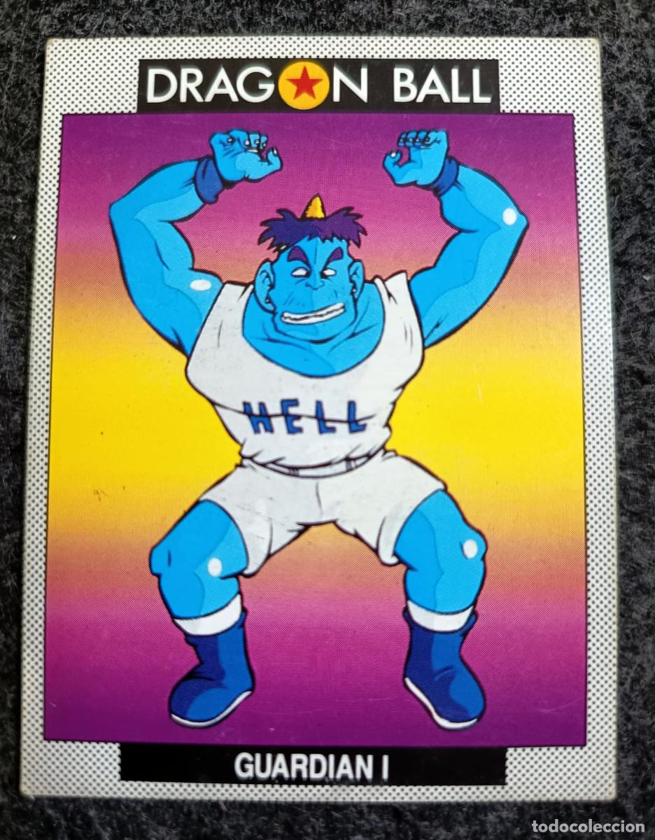 Coleccionismo Cromos antiguos: Tarjet - Card, Cromo N&ordm; 74 Guardian I, Colecci&oacute;n 90 personajes Dragon Ball y Dragon Ball Z, 1989
