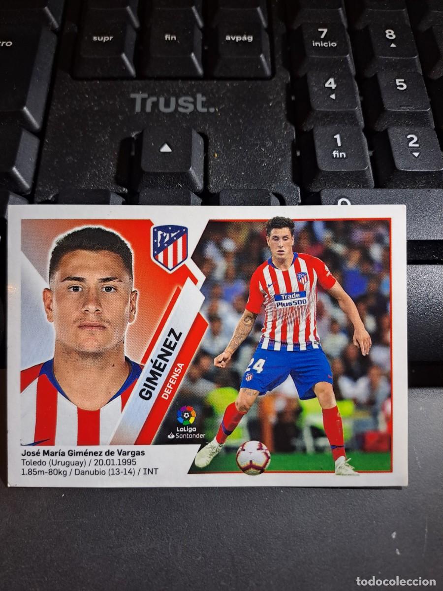 Coleccionismo Cromos antiguos: CROMO GIMENEZ 6 ATLETICO DE MADRID LIGA 2019 2020 19 20 ESTE PANINI NUNCA PEGADO
