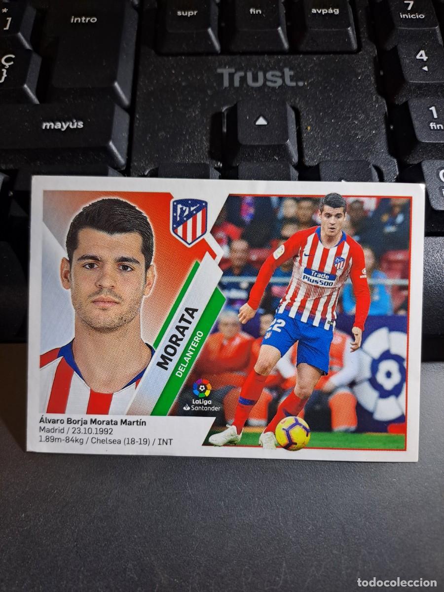 Coleccionismo Cromos antiguos: CROMO MORATA 14 ATLETICO DE MADRID LIGA 2019 2020 19 20 ESTE PANINI NUNCA PEGADO