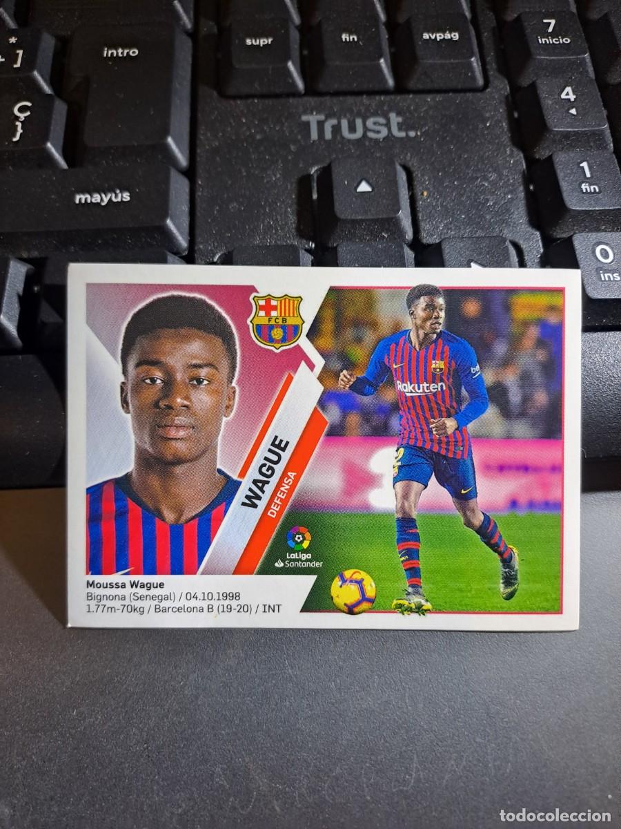 Coleccionismo Cromos antiguos: CROMO WAGUE 3B 3 B BARCELONA LIGA 2019 2020 19 20 ESTE PANINI NUNCA PEGADO