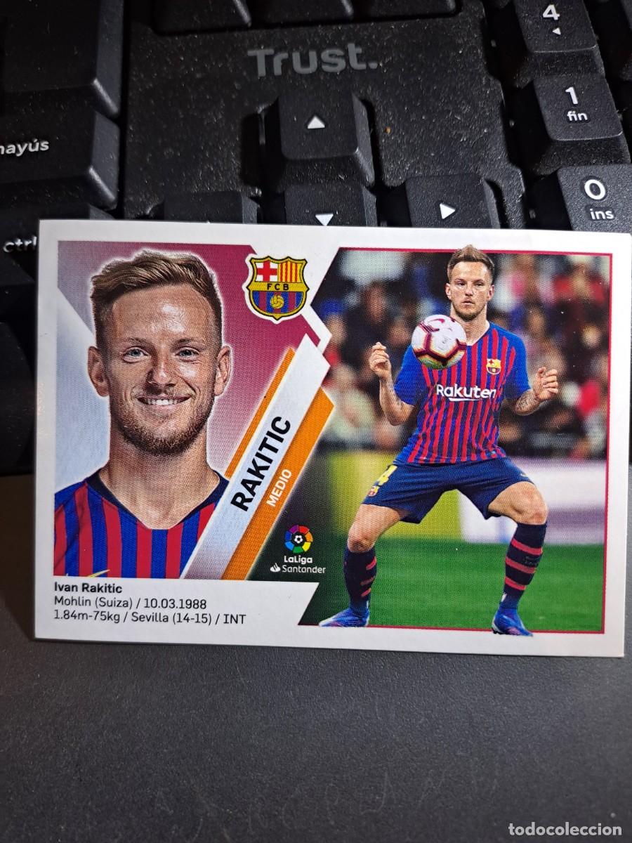 Coleccionismo Cromos antiguos: CROMO RAKITIC 10 BARCELONA LIGA 2019 2020 19 20 ESTE PANINI NUNCA PEGADO