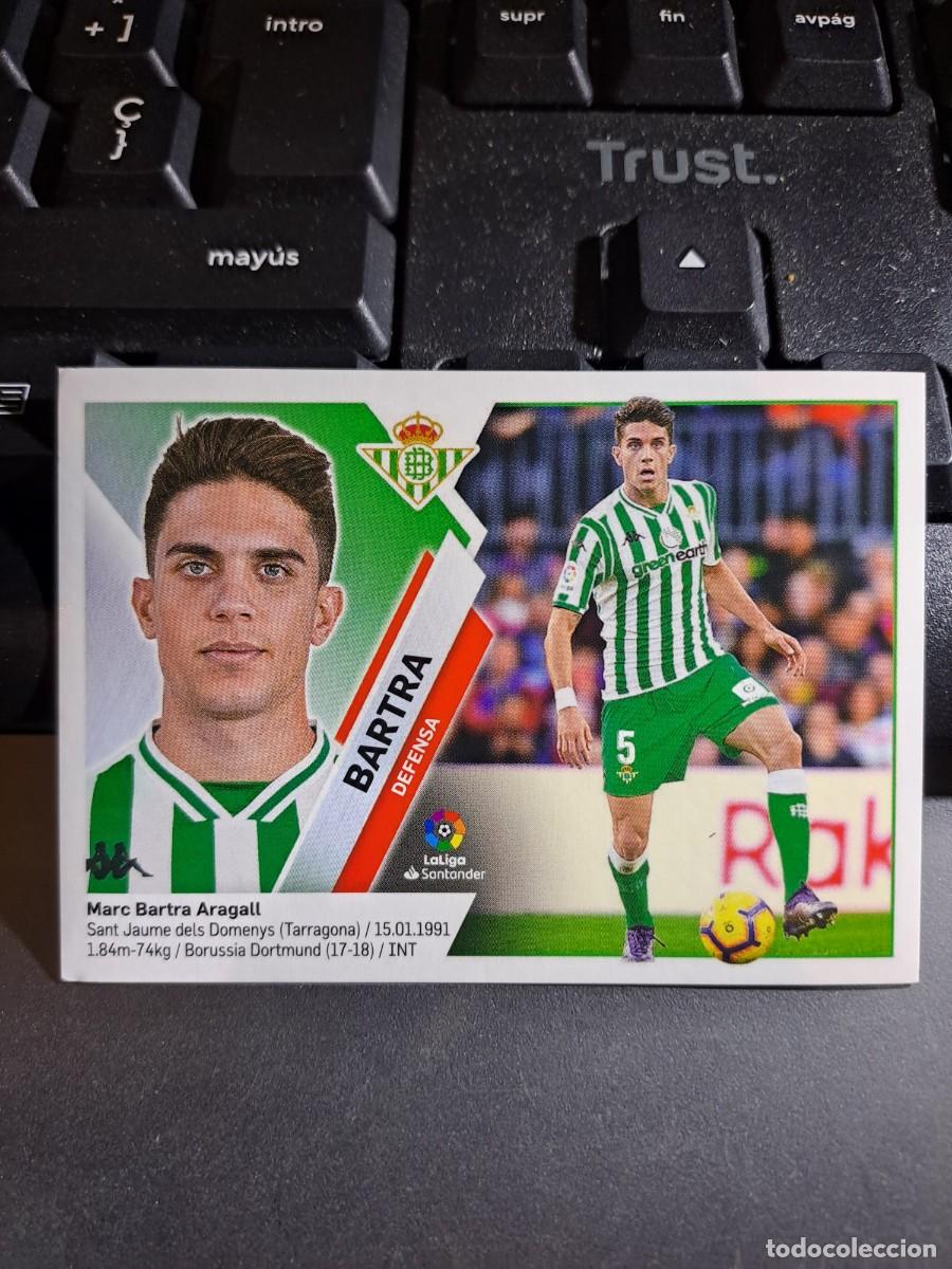 Coleccionismo Cromos antiguos: CROMO BARTRA 6A 6 A BETIS LIGA 2019 2020 19 20 ESTE PANINI NUNCA PEGADO