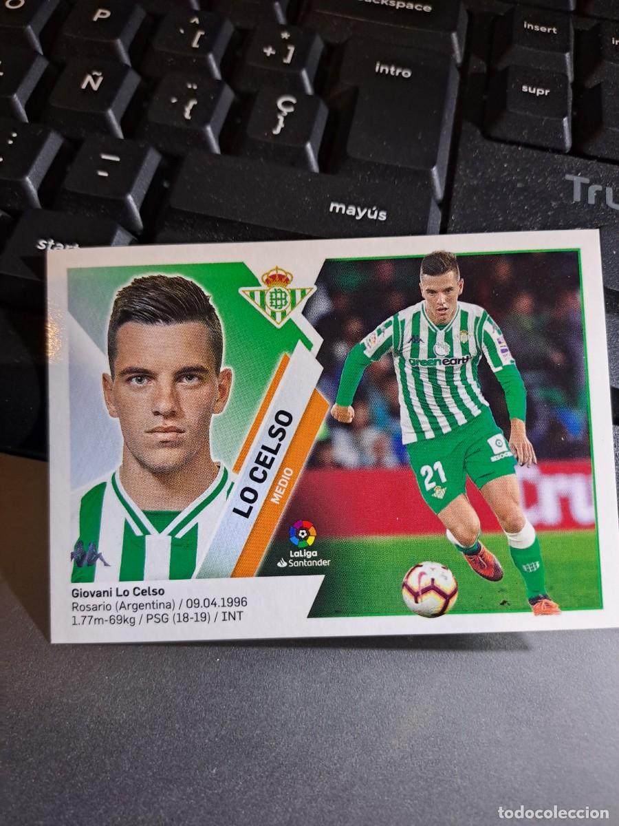 Coleccionismo Cromos antiguos: CROMO LO CELSO 13 BETIS LIGA 2019 2020 19 20 ESTE PANINI NUNCA PEGADO
