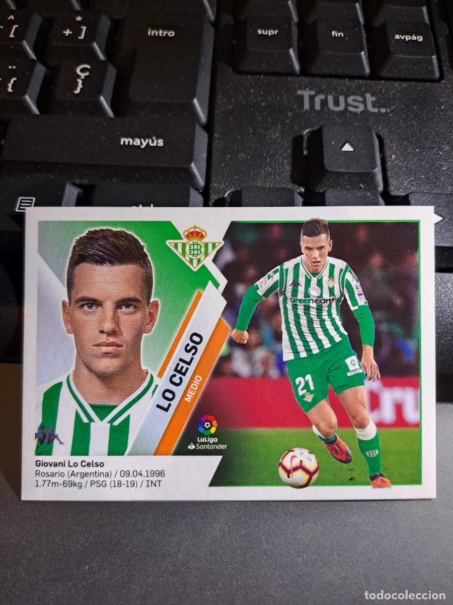 Coleccionismo Cromos antiguos: CROMO LO CELSO 13 BETIS LIGA 2019 2020 19 20 ESTE PANINI NUNCA PEGADO