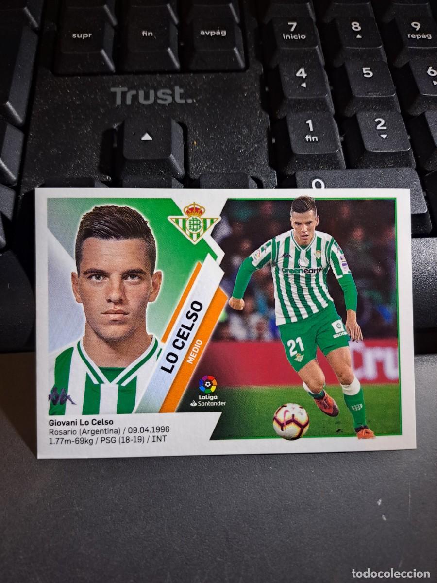 Coleccionismo Cromos antiguos: CROMO LO CELSO 13 BETIS LIGA 2019 2020 19 20 ESTE PANINI NUNCA PEGADO