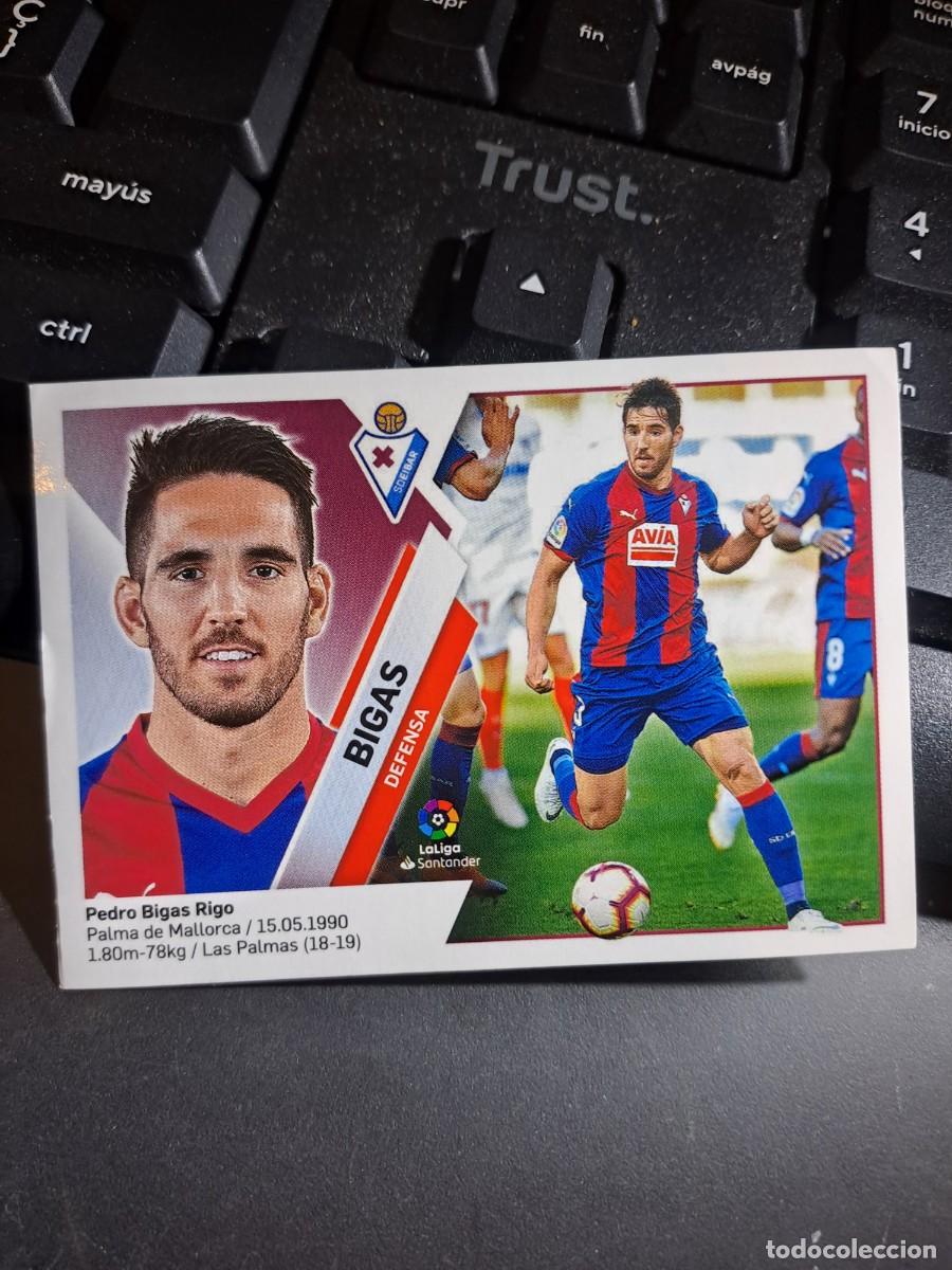 Coleccionismo Cromos antiguos: CROMO BIGAS 7 EIBAR LIGA 2019 2020 19 20 ESTE PANINI NUNCA PEGADO