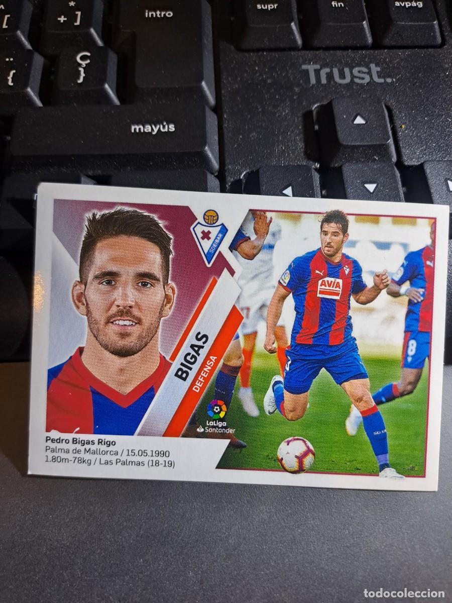Coleccionismo Cromos antiguos: CROMO BIGAS 7 EIBAR LIGA 2019 2020 19 20 ESTE PANINI NUNCA PEGADO