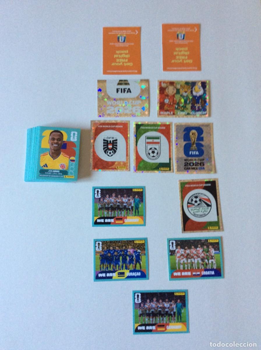 Coleccionismo Cromos antiguos: Fifa World Cup 26 Mundial 2026 LOTE DE 65 CROMOS TODOS DIFERENTES