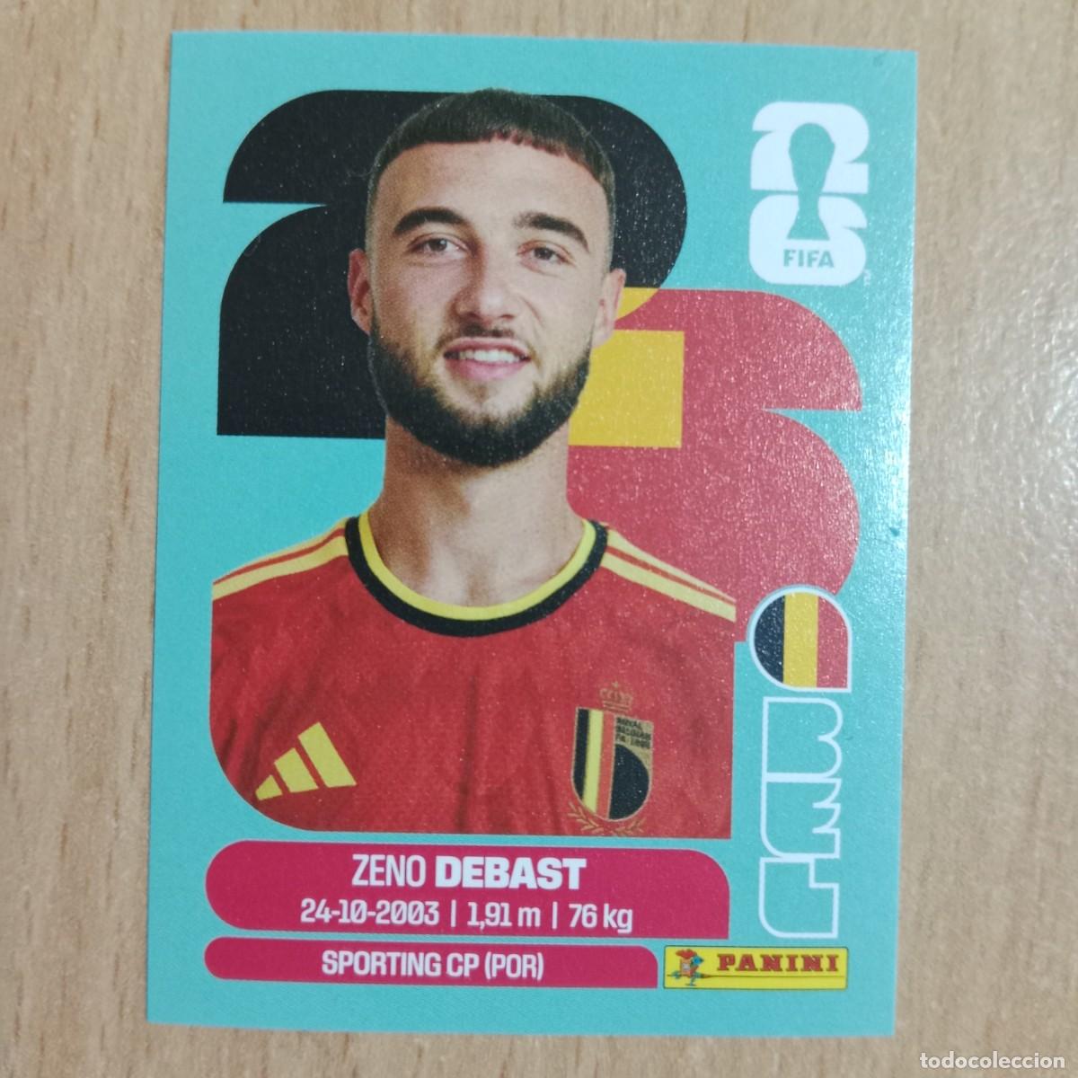 Coleccionismo Cromos antiguos: ZENO DEBAST, B&Eacute;LGICA , STICKER CROMO N&ordm; BEL 5, FIFA WORLD CUP 2026 - PANINI - A&Ntilde;O 2026.