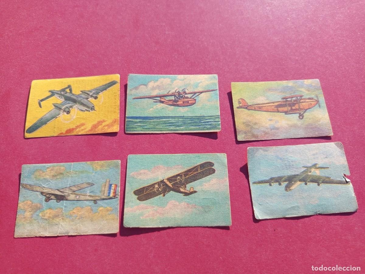 Coleccionismo Cromos antiguos: Antiguos cromos Leche Sil - Aviones!