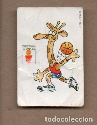 Coleccionismo Cromos antiguos: CROMO PANRICO - MUNDOBASKET ESPA&Ntilde;A 86.
