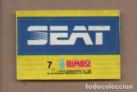 Coleccionismo Cromos antiguos: CROMO BIMBO - SEAT N&ordm; 7, 1983