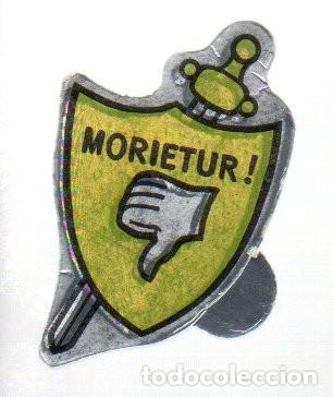 Coleccionismo Cromos antiguos: CROMO PANRICO N&ordm; 14 - CUARTA ESCUADRILLA DE CAZA - MORIETUR. PLATEADO.