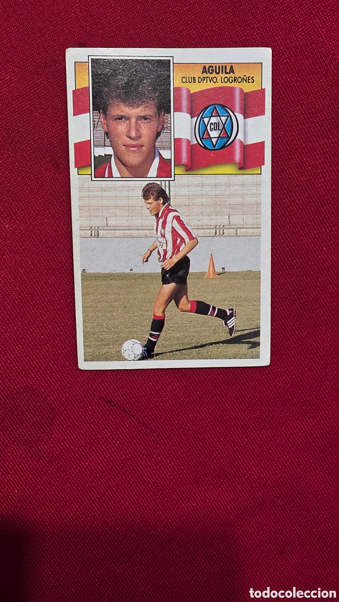 Coleccionismo Cromos antiguos: LIGA ESTE 90/91 ,AGUILA