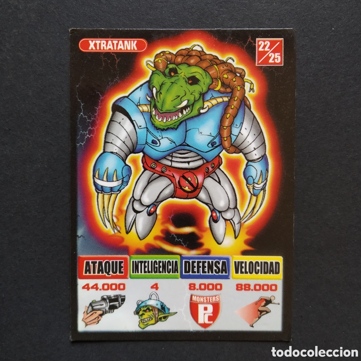 Coleccionismo Cromos antiguos: CROMO - N&deg; 22/25 - XTRATANK - MONSTERS - KAOS, THE GAME - BOLLYCAO