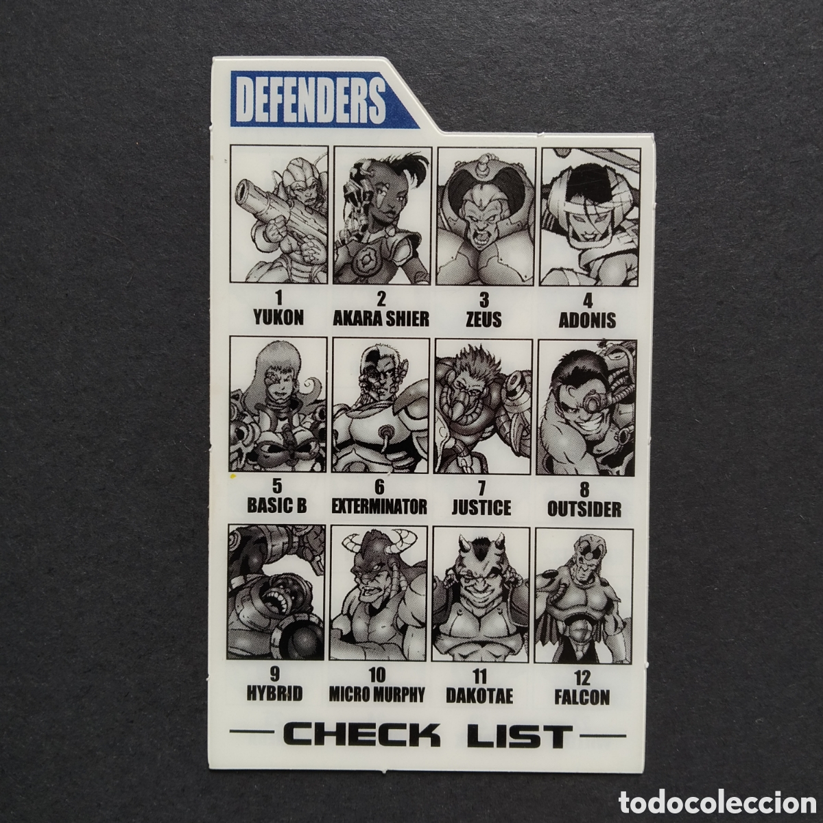 Coleccionismo Cromos antiguos: CROMO - N&deg; 00/25 - CHECK LIST - DEFENDERS - KAOS, THE GAME - BOLLYCAO