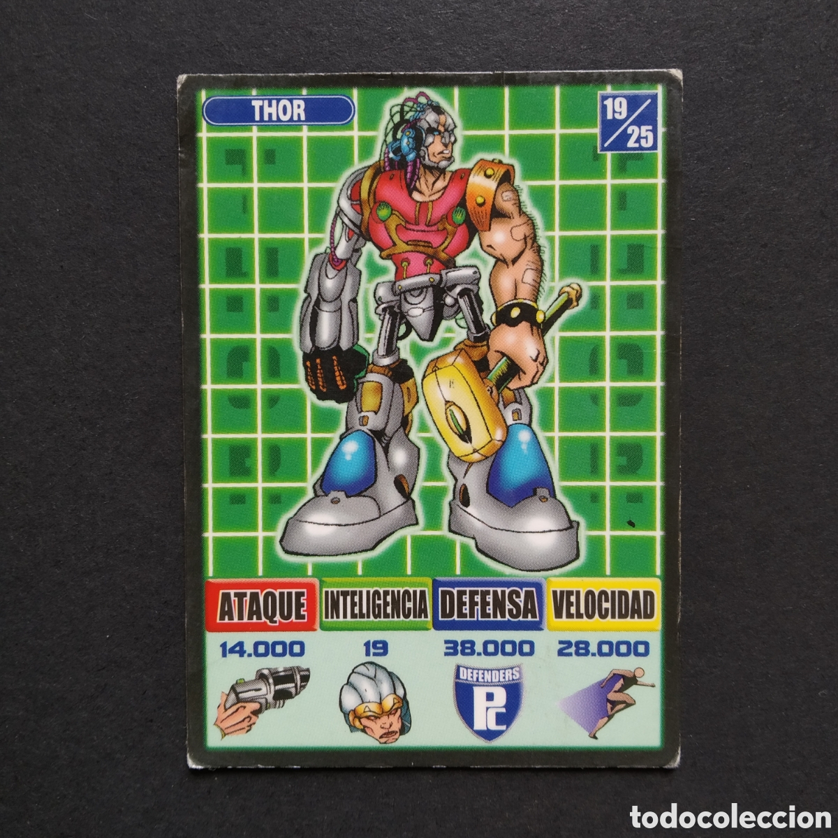 Coleccionismo Cromos antiguos: CROMO - N&deg; 19/25 - THOR - DEFENDERS - KAOS, THE GAME - BOLLYCAO