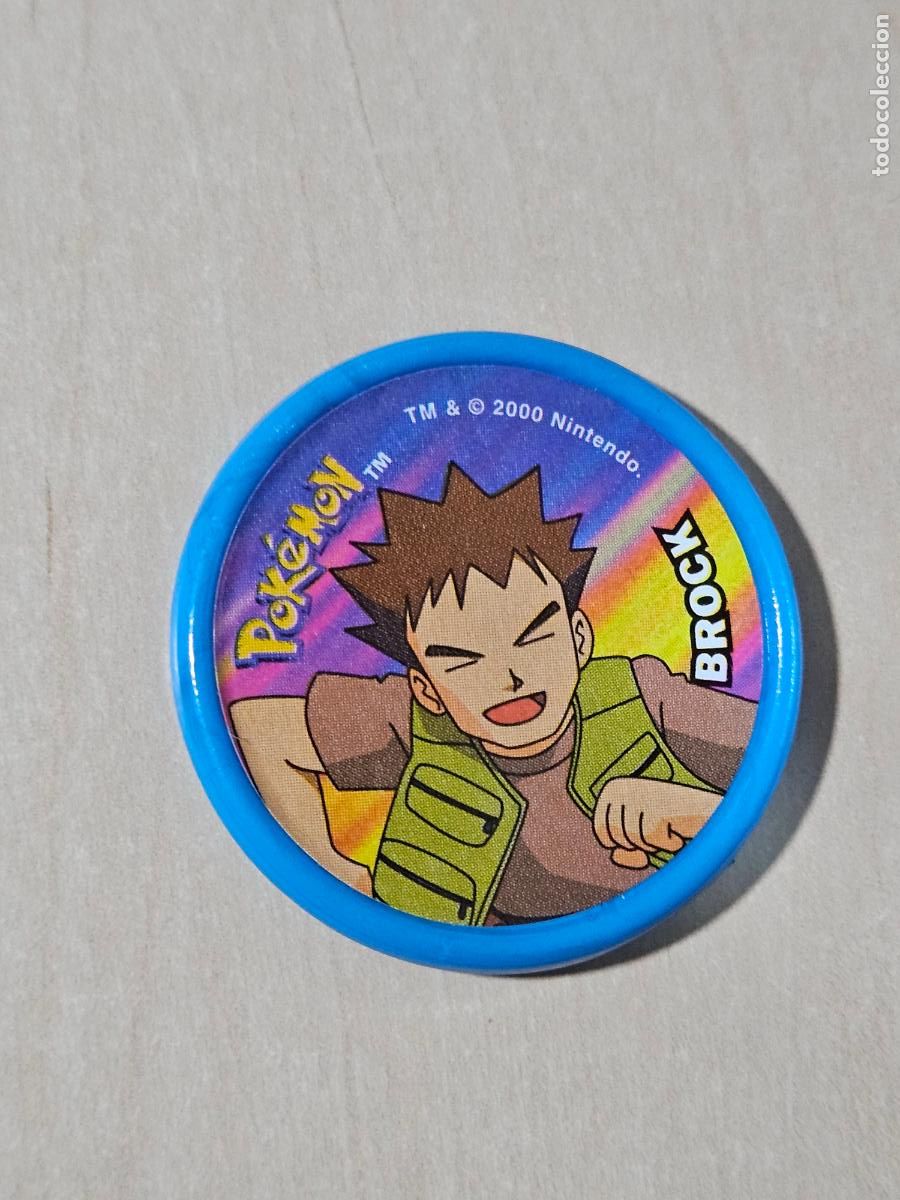 Coleccionismo Cromos antiguos: TAZO POKEMON - A&Ntilde;O 2000 - POKEMON MASTER TAZO - ESPA&Ntilde;A - BROCK