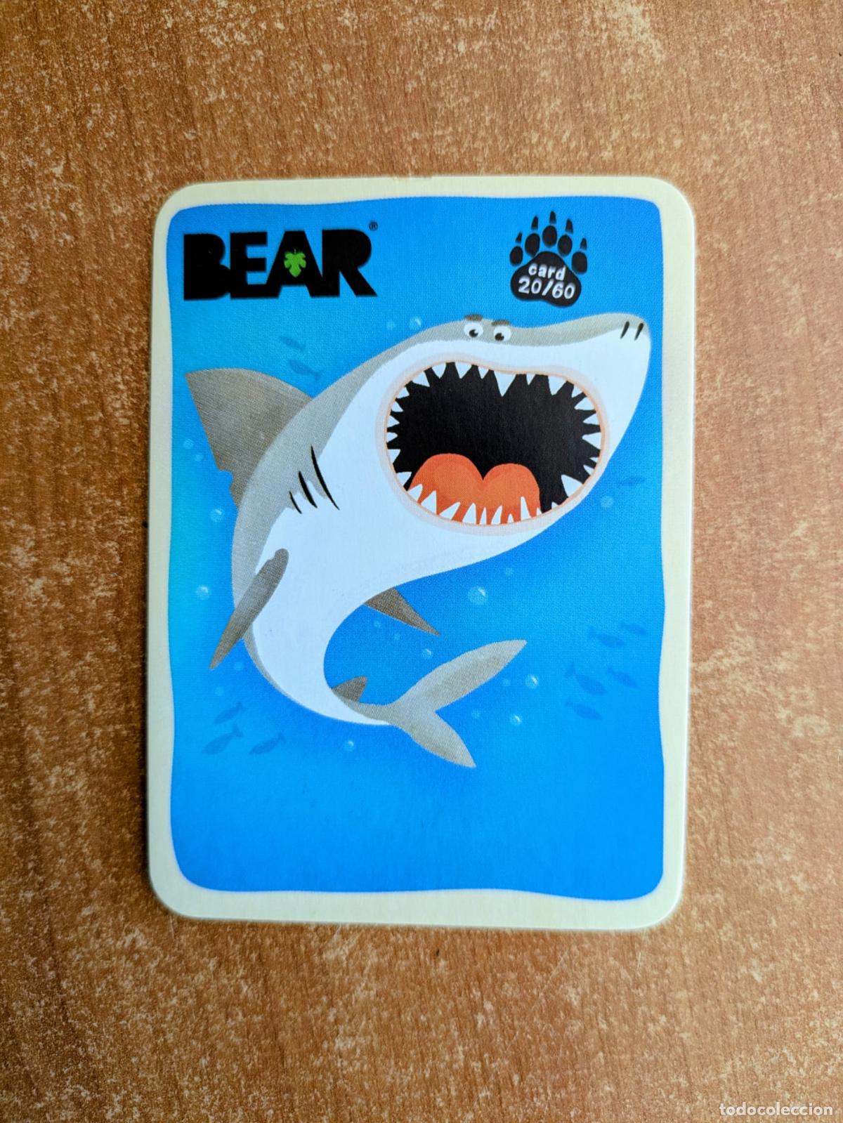 Coleccionismo Cromos antiguos: Cromo Trading Card BEAR de BEARSNACKS. N&ordm; 20 de 60.