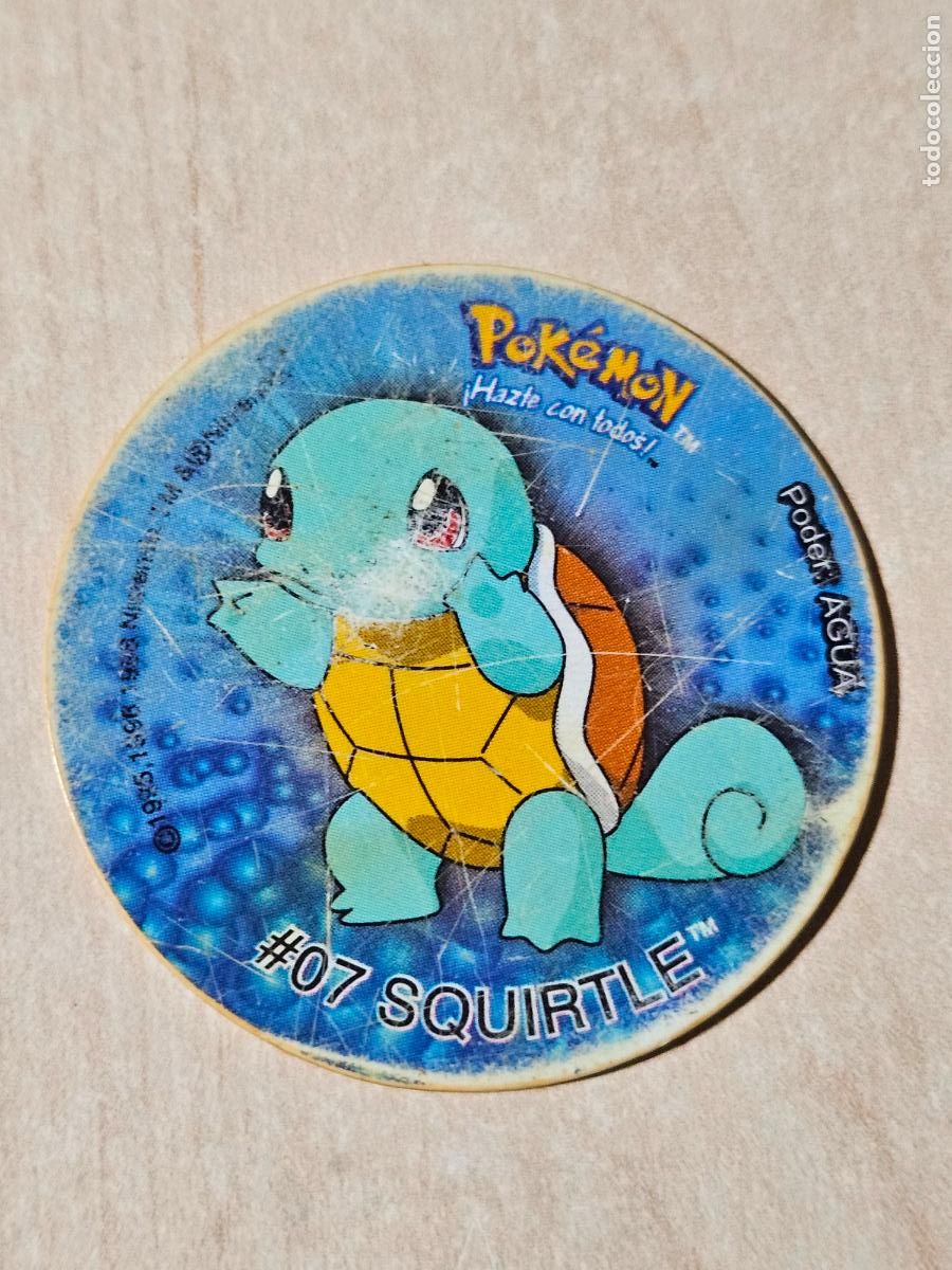 Coleccionismo Cromos antiguos: TAZO 07 SQUIRTLE - POKEMON TAZOS