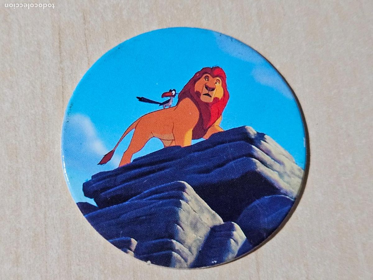 Coleccionismo Cromos antiguos: N&ordm; 21 - TAZO EL REY LEON - CAPS - PANINI