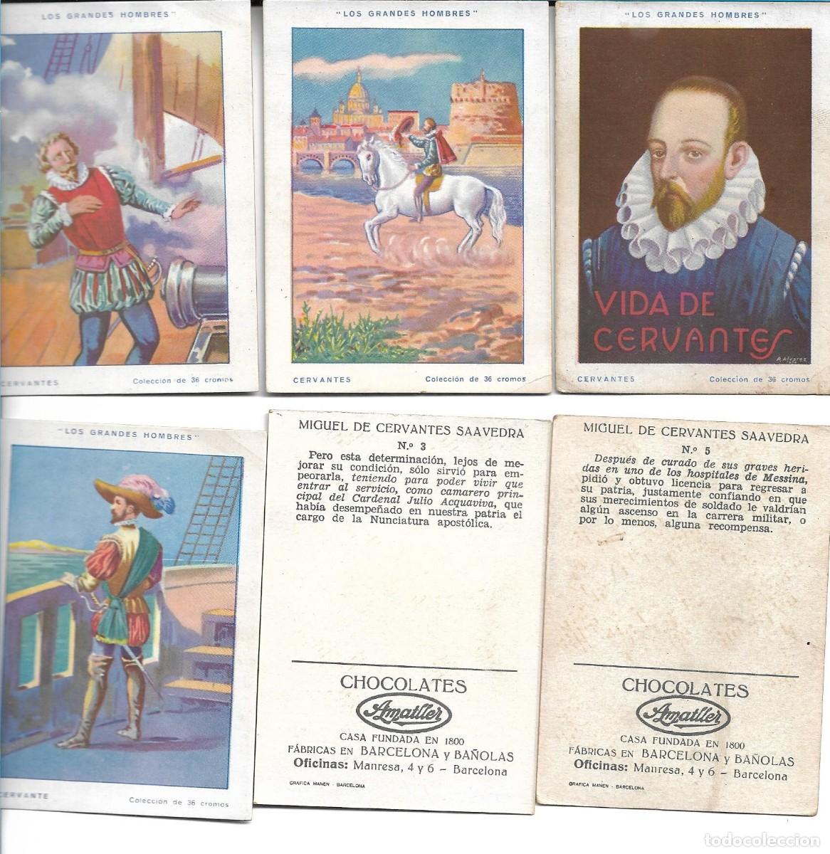Collectionnisme Cartes &agrave; collectionner anciennes: VIDA DE CERVANTES - COMPLETA