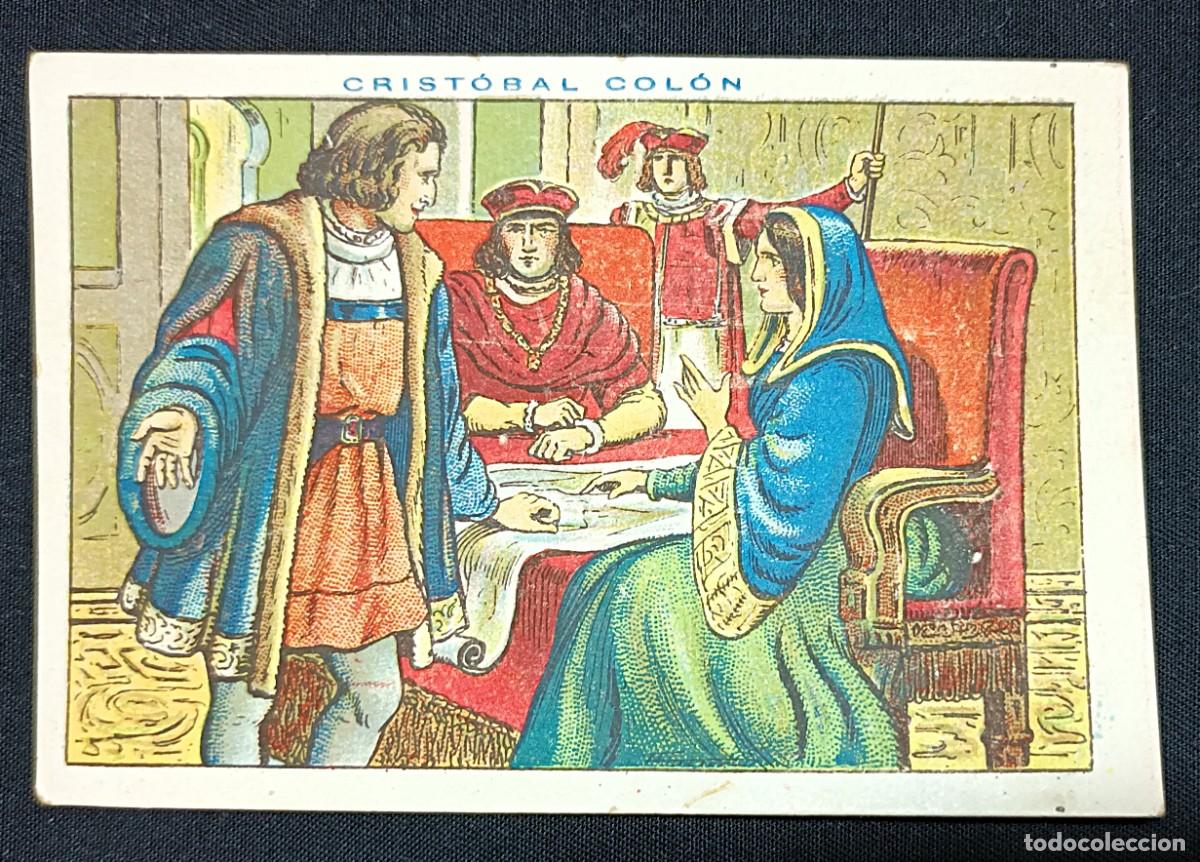 Coleccionismo cromos antiguos: CROMO CRIST&Oacute;BAL COL&Oacute;N N&ordm; 62.CHOCOLATES JUNCOSA - Foto 1