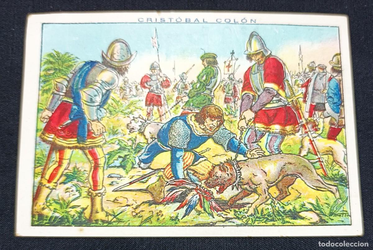 Coleccionismo cromos antiguos: CROMO CRIST&Oacute;BAL COL&Oacute;N N&ordm; 76.CHOCOLATES JUNCOSA - Foto 1