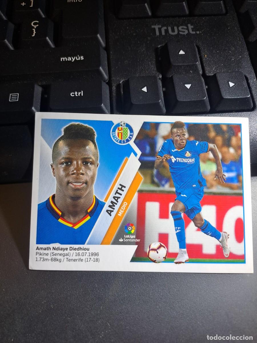 Coleccionismo Cromos antiguos: CROMO AMATH 12 GETAFE LIGA 2019 2020 19 20 ESTE PANINI NUNCA PEGADO