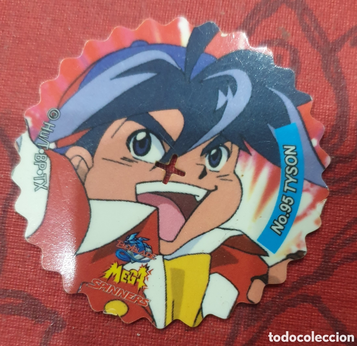 Coleccionismo Cromos antiguos: Tazo Pokemon mega spinner. N&uacute;mero 95, Tyson