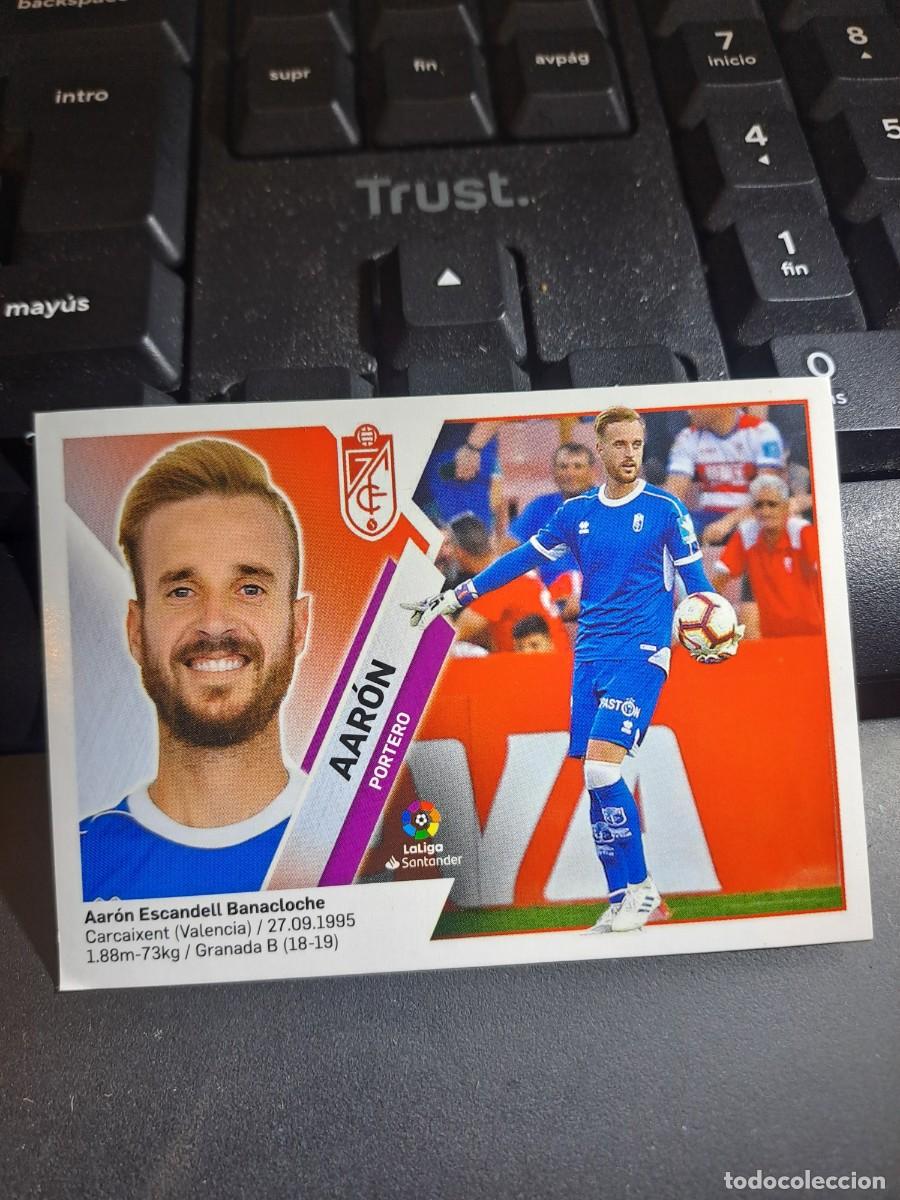 Coleccionismo Cromos antiguos: CROMO AARON 2 GRANADA LIGA 2019 2020 19 20 ESTE PANINI NUNCA PEGADO