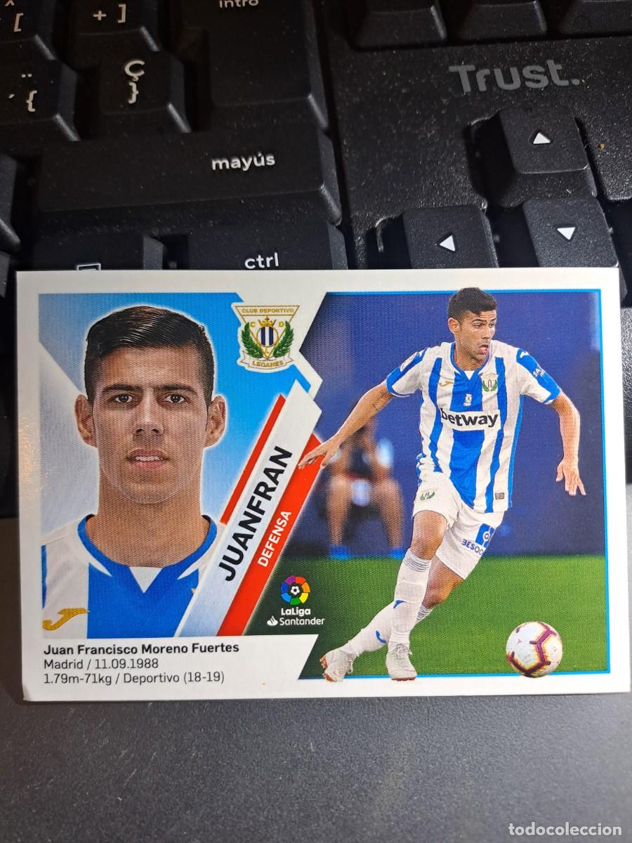 Coleccionismo Cromos antiguos: CROMO JUANFRAN 4B 4 B LEGANES LIGA 2019 2020 19 20 ESTE PANINI NUNCA PEGADO