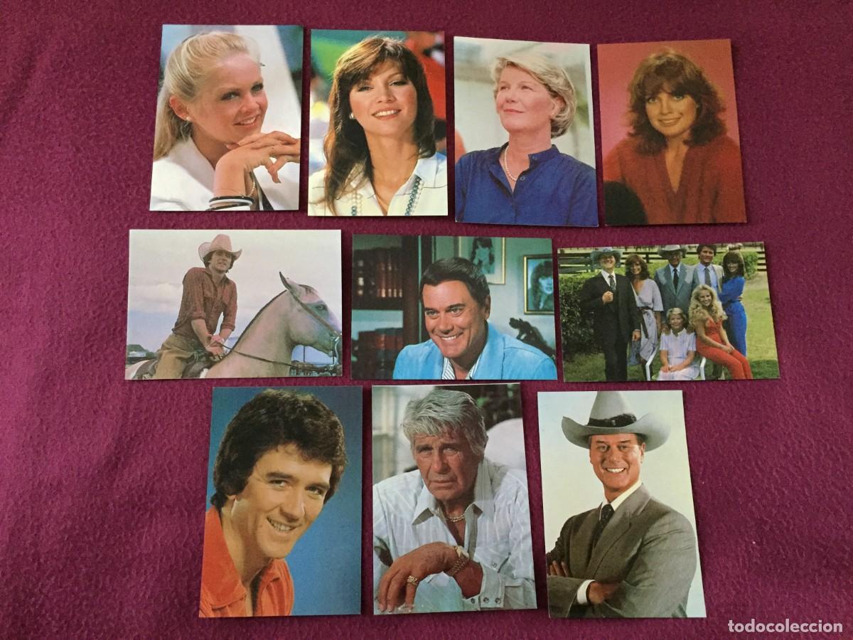 Coleccionismo Cromos antiguos: Colecci&oacute;n Completa Cromos Postales de SERIE TV DALLAS - Pastelitos J.R - JR de CRECSPAN SA. de 1982