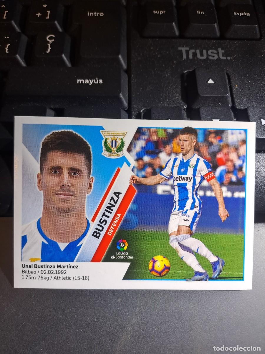 Coleccionismo Cromos antiguos: CROMO BUSTINZA 5A 5 A LEGANES LIGA 2019 2020 19 20 ESTE PANINI NUNCA PEGADO