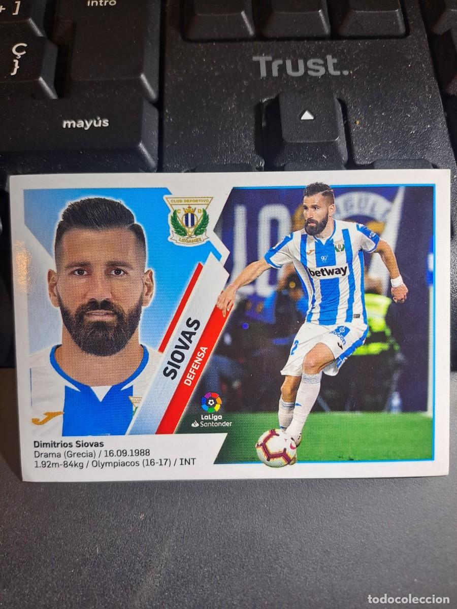 Coleccionismo Cromos antiguos: CROMO SIOVAS 7 LEGANES LIGA 2019 2020 19 20 ESTE PANINI NUNCA PEGADO