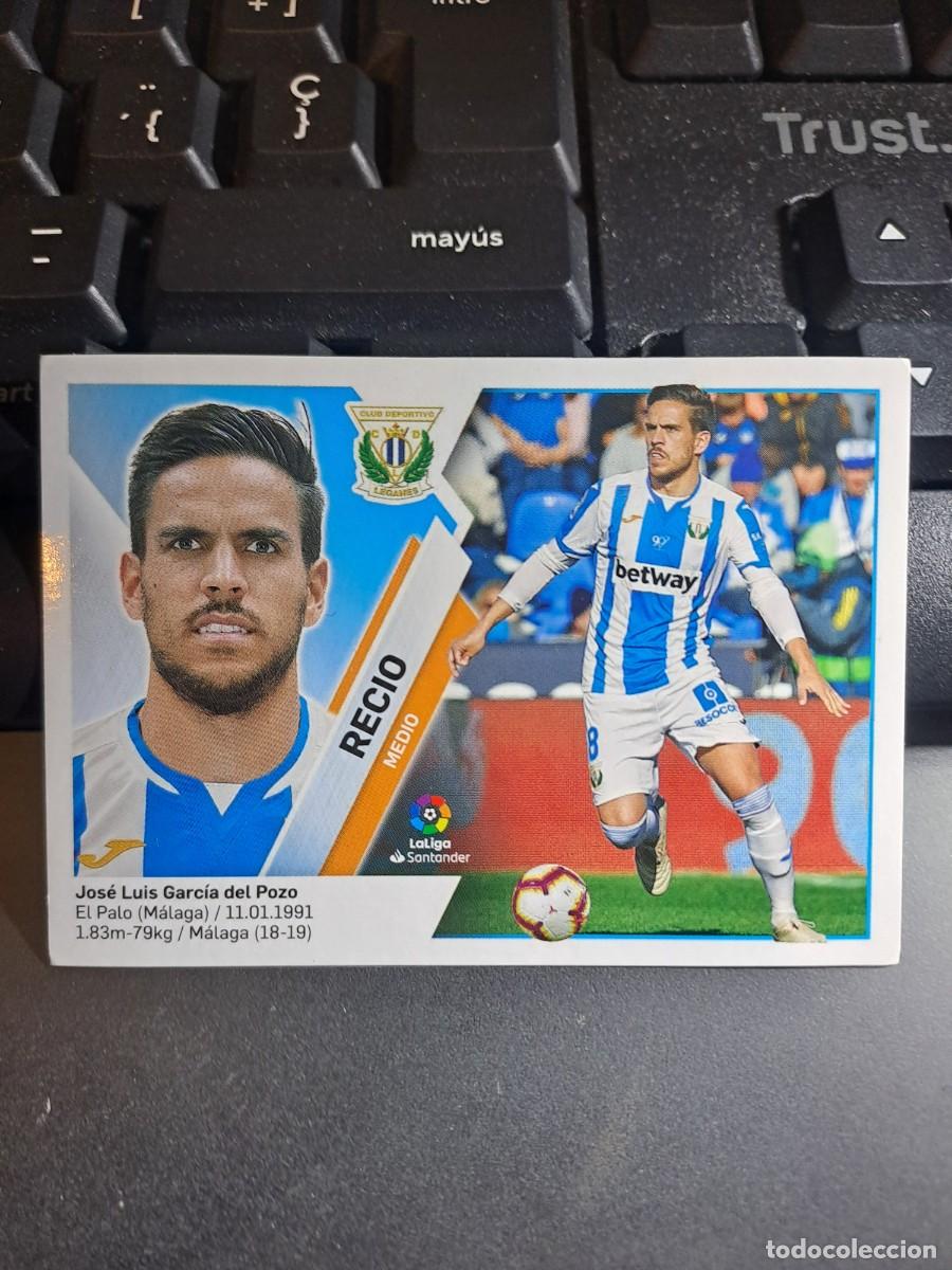 Coleccionismo Cromos antiguos: CROMO RECIO 12 LEGANES LIGA 2019 2020 19 20 ESTE PANINI NUNCA PEGADO