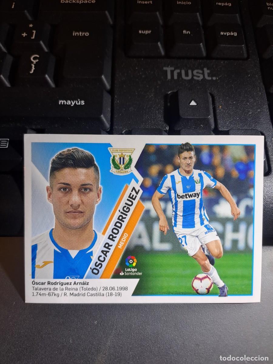 Coleccionismo Cromos antiguos: CROMO OSCAR RODRIGUEZ 13 LEGANES LIGA 2019 2020 19 20 ESTE PANINI NUNCA PEGADO