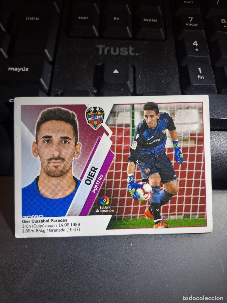 Coleccionismo Cromos antiguos: CROMO OIER 2 LEVANTE LIGA 2019 2020 19 20 ESTE PANINI NUNCA PEGADO