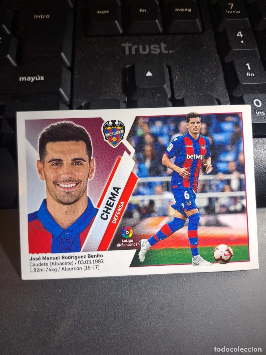 Coleccionismo Cromos antiguos: CROMO CHEMA 4B 4 B LEVANTE LIGA 2019 2020 19 20 ESTE PANINI NUNCA PEGADO