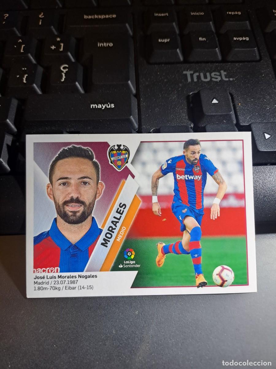 Coleccionismo Cromos antiguos: CROMO MORALES 12 LEVANTE LIGA 2019 2020 19 20 ESTE PANINI NUNCA PEGADO