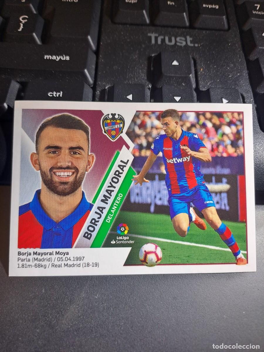 Coleccionismo Cromos antiguos: CROMO BORJA MAYORAL 14A 14 A LEVANTE LIGA 2019 2020 19 20 ESTE PANINI NUNCA PEGADO