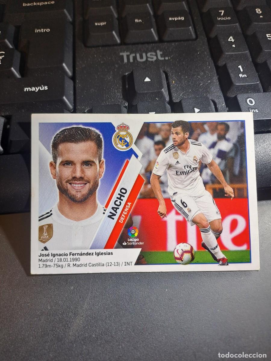 Coleccionismo Cromos antiguos: CROMO NACHO 4A 4 A REAL MADRID LIGA 2019 2020 19 20 ESTE PANINI NUNCA PEGADO