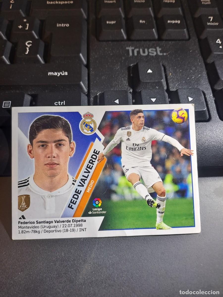 Coleccionismo Cromos antiguos: CROMO FEDE VALVERDE 13B 13 B REAL MADRID LIGA 2019 2020 19 20 ESTE PANINI NUNCA PEGADO